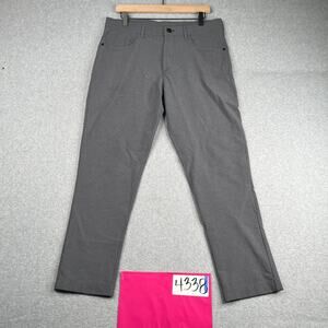 Public Rec Pants Gray 5 Pocket Lightweight Casual Mens 34x30 Stretch
